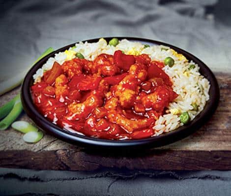 Royal Sweet & Sour Chicken with Egg Fried Rice 400g - Royal Simply the Best  Southall, London