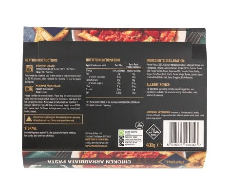 Royal Chicken Arrabbiata Pasta -400g