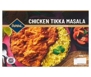 
                
                    Load image into Gallery viewer, Royal Chicken Tikka Masala with Saffron Rice -400g
                
            