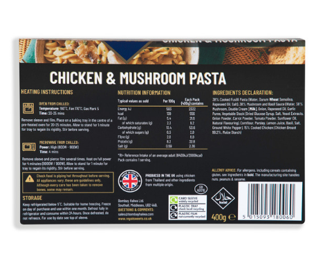 Royal Chicken & Mushroom Fusilli 400g