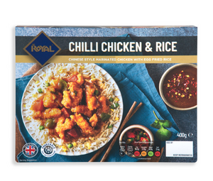 Royal Chilli Chicken with Egg Fried Rice 400g