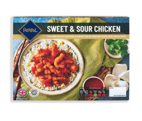Royal Sweet & Sour Chicken with Egg Fried Rice 400g